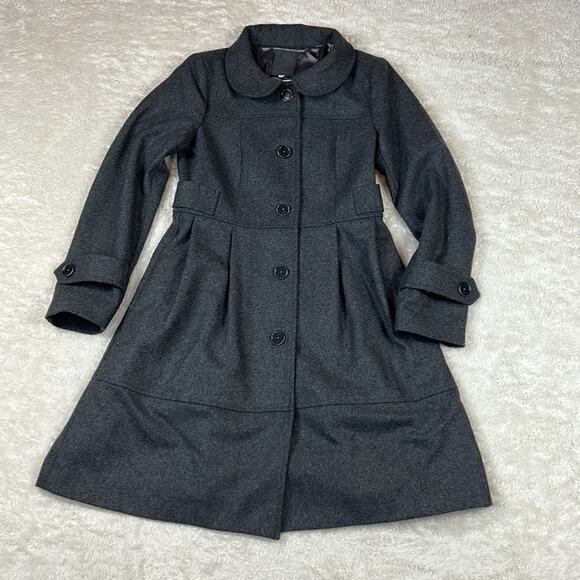 Maria Westerlind limited edition Lovis grey long wool blend peacoat,36 or small - Picture 4 of 13